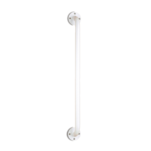 24" grab bar white w/ivory coating nov 8024pc r