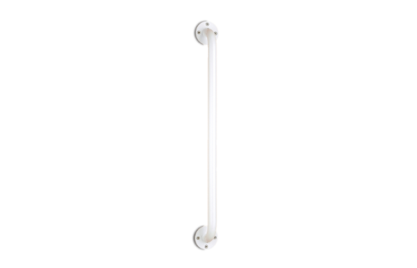 24" grab bar white w/ivory coating nov 8024pc r