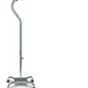 silver collection quad cane lg base alum ghp 6140a