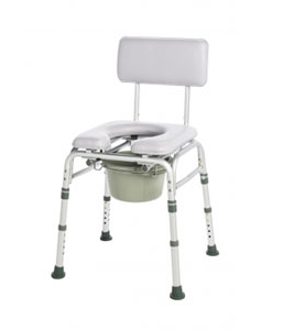 padded commode bath seat