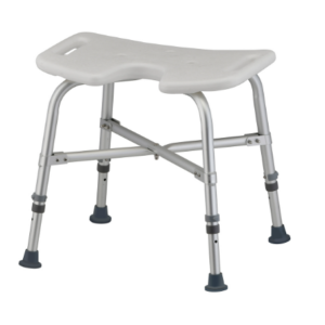 heavy duty bath seat with u shaped cutout