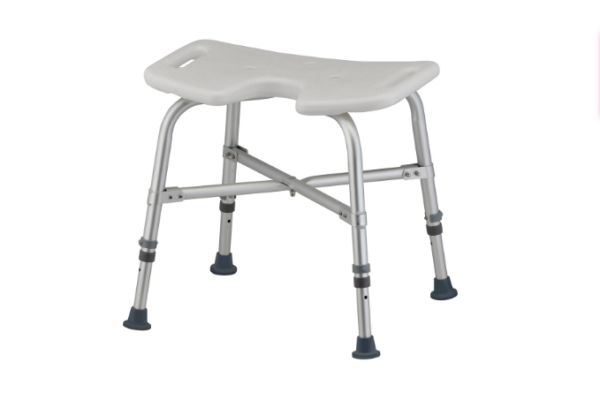 heavy duty bath seat with u shaped cutout