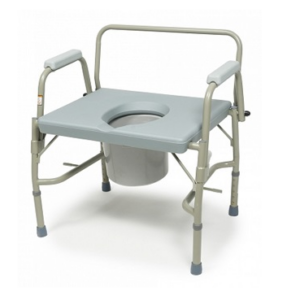 imp collection drop arm commode x wide