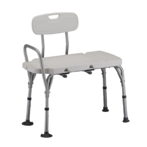 transfer bench with back